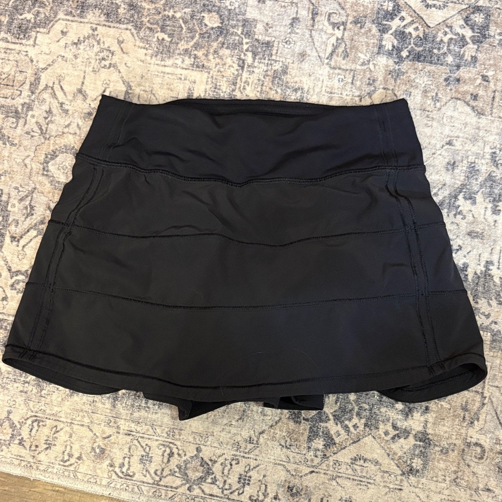 Lulu Black Athletic Skort